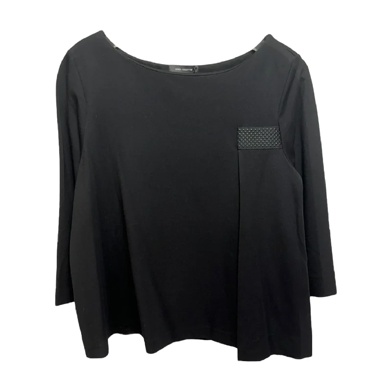 Top 3/4 Sleeve By cop.copine In Black, Size:M