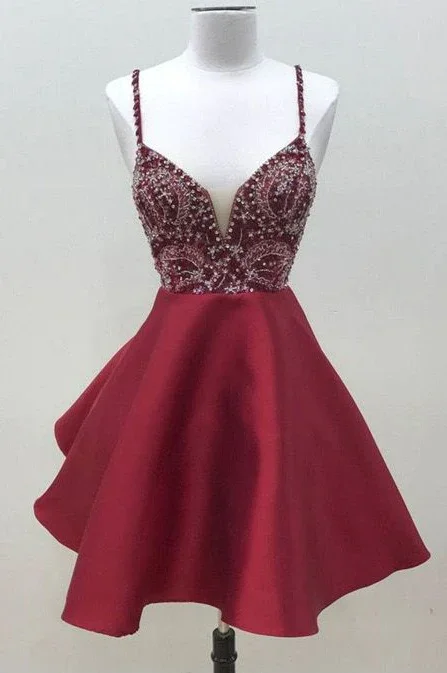 Homecoming, Short Prom Dress, Evening Dress ,Winter Formal Dress, Pageant Dance Dresses, Graduation School Party Gown gh1028