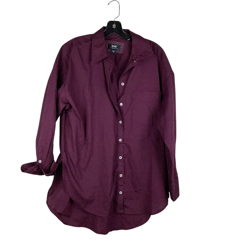 Top Long Sleeve By Maeve In Purple, Size: S