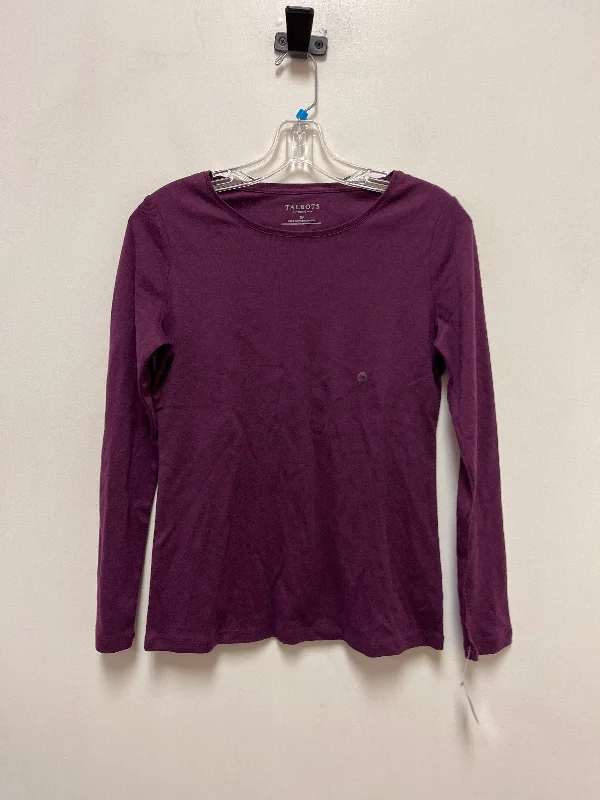 Top Long Sleeve By Talbots In Purple, Size: S