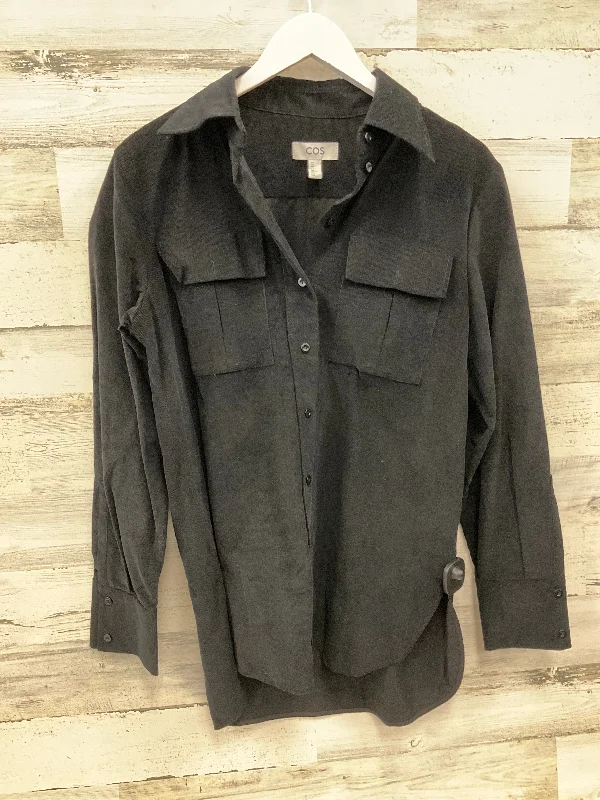 Top Long Sleeve By Cos In Black, Size: M