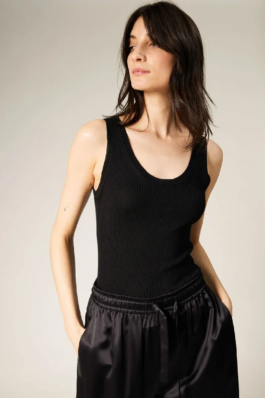 Evelyn Silk Cashmere Tank Top