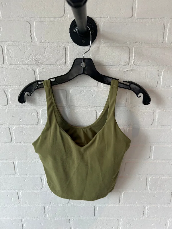 Athletic Bra By Lululemon In Green, Size: M