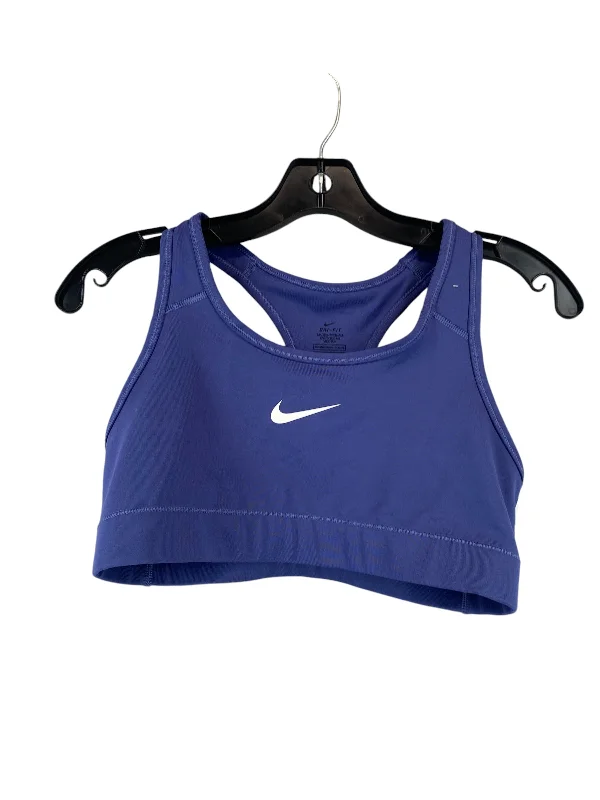 Athletic Bra By Nike In Blue, Size: M