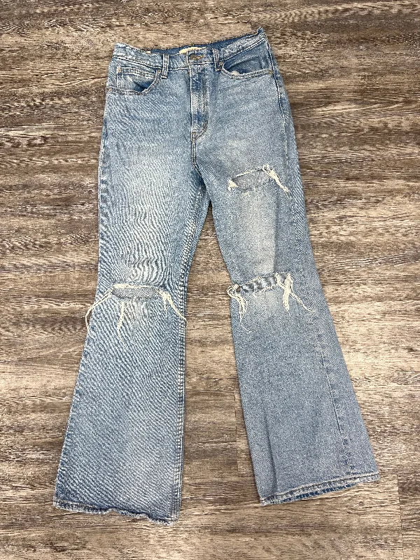 Blue Denim Jeans Flared Levis, Size 6