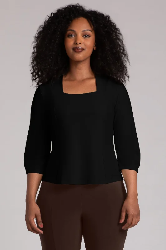 Fit N Flare Lantern Top | Black