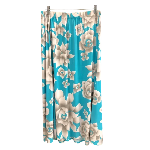 Skirt Maxi By Bob Mackie Qvc In Blue & White, Size: M