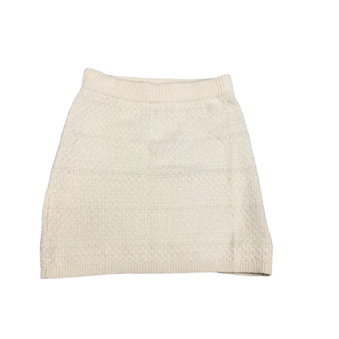 Skirt Mini & Short By Wild Fable In Cream, Size: S