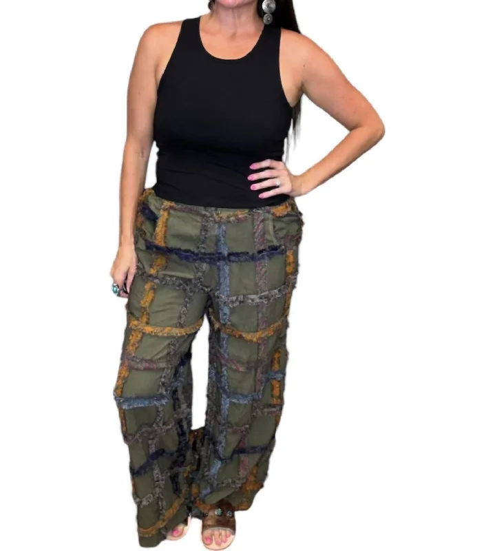 Paths Crossed Pants In Olive