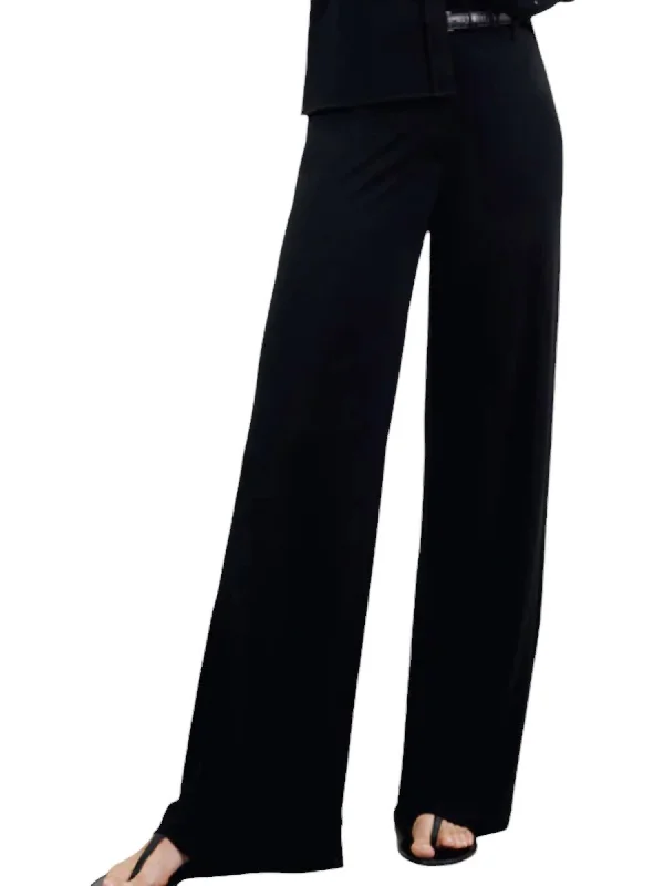 Women's Kiera Jersey Pants In Black