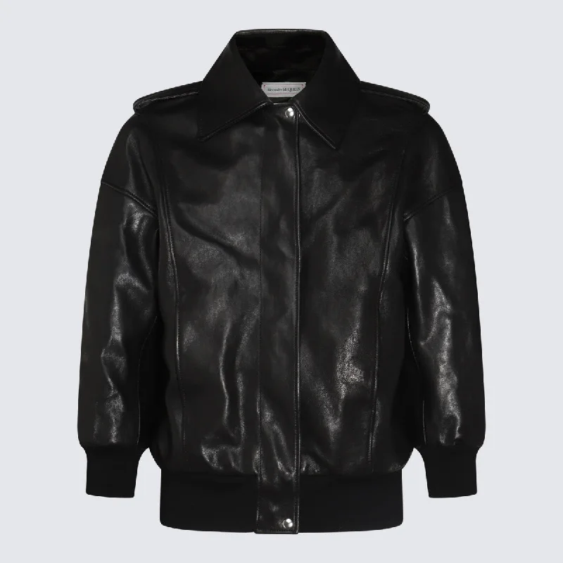 Alexander Mcqueen Jackets Black