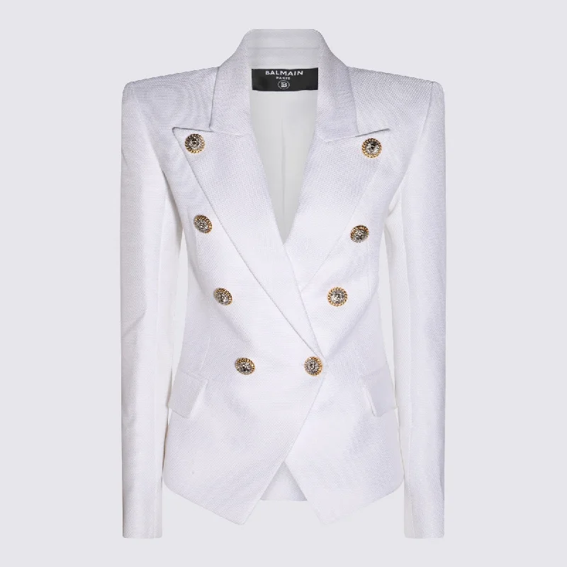 Balmain Jackets White