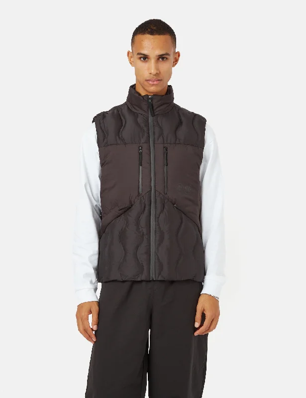 Carrier Goods Heat Quilt Gilet - Black