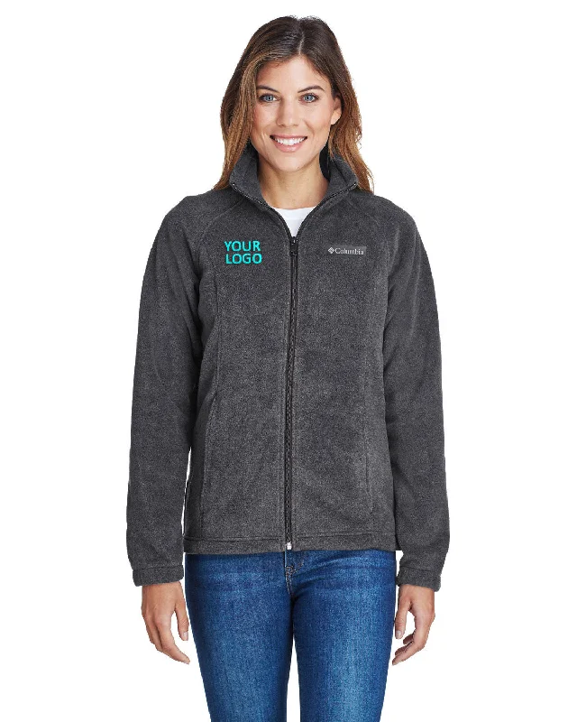 Columbia Ladies Benton Springs Full Zip Fleece, Charcoal Hthr