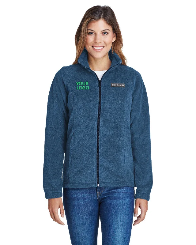 Columbia Ladies Benton Springs Full Zip Fleece, Columbia Navy