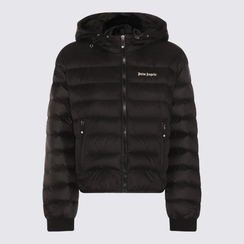 Palm Angels Coats Black