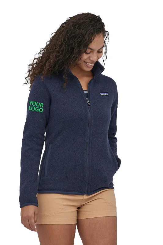 Patagonia Womens Better Sweater Fleece Custom Jackets, New Navy