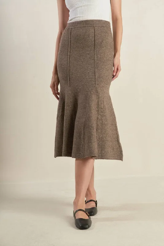 SOFT SERENITY SWEATER MIDI SKIRT