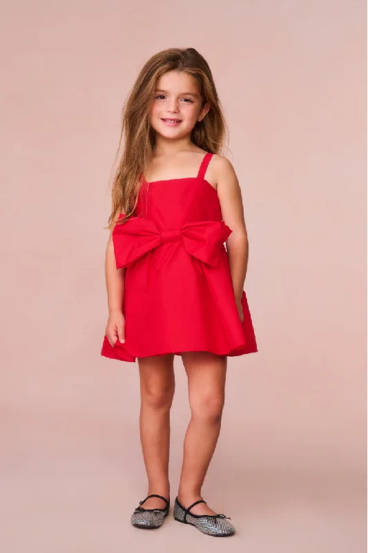 Girls Alejandra Bow Mini Dress