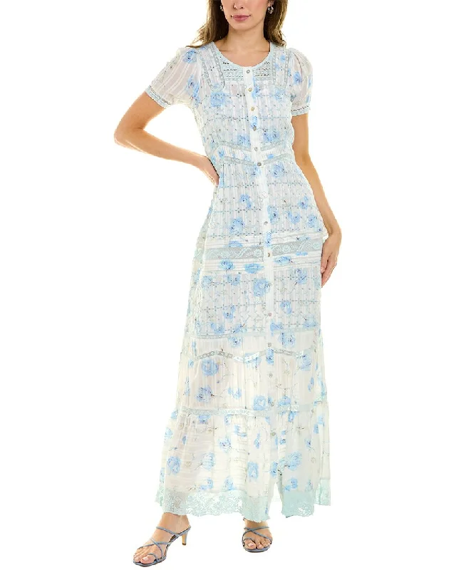 LoveShackFancy Medina Victorian Maxi Dress