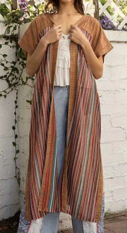 Gypsy Kimono In Brown